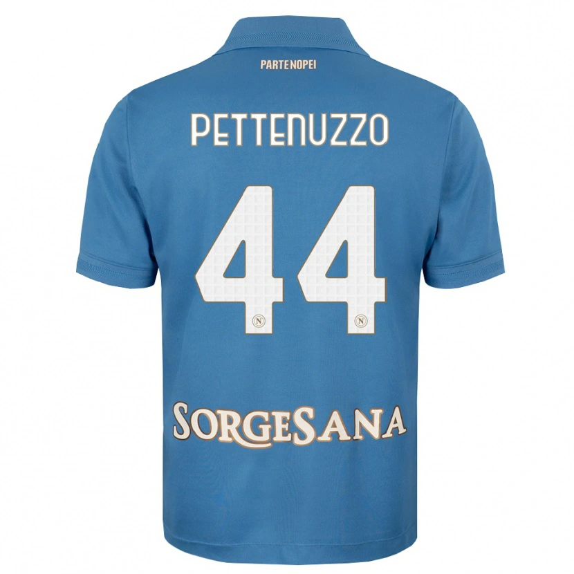 Danxen Mulher Camisola Tecla Pettenuzzo #44 Azul Bruma Branco Principal 2026/27 Camisa Brasil
