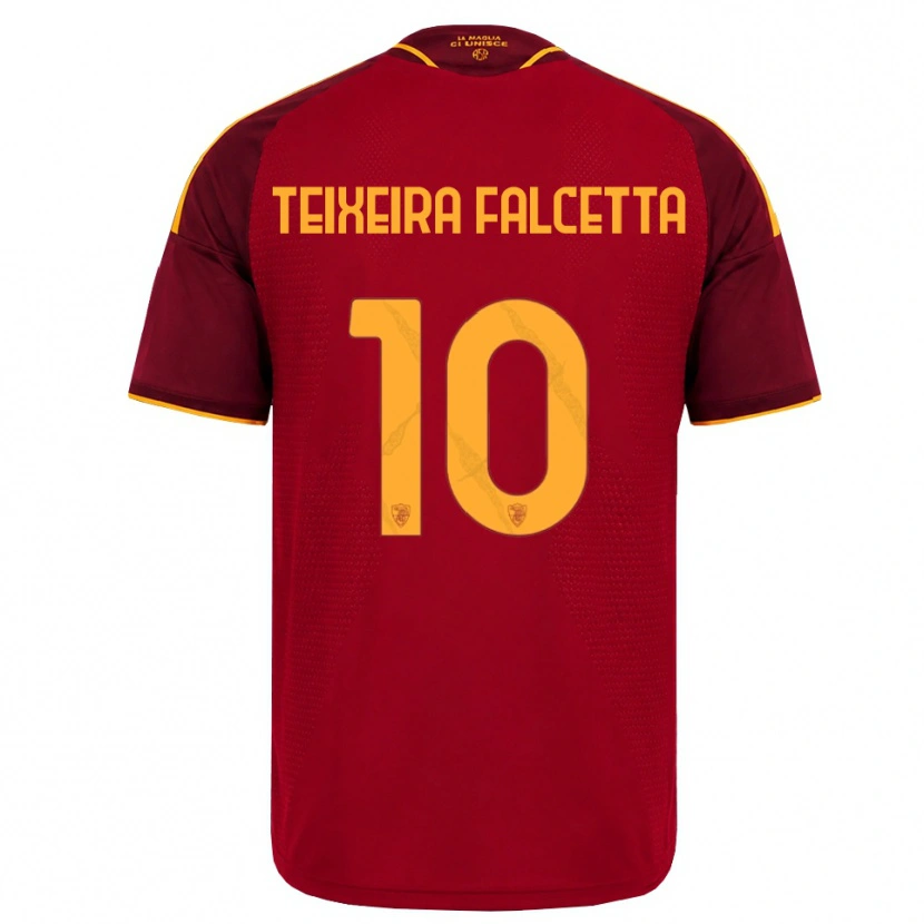 Danxen Mulher Camisola Pietro Teixeira Falcetta #10 Vermelho Dourado Amarelo Principal 2026/27 Camisa Brasil