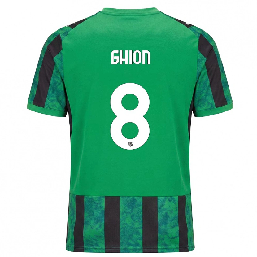 Danxen Mulher Camisola Andrea Ghion #8 Verde Preto Branco Principal 2026/27 Camisa Brasil