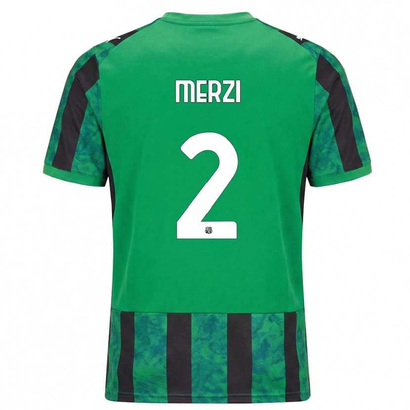 Danxen Mulher Camisola Matteo Merzi #2 Verde Preto Branco Principal 2026/27 Camisa Brasil