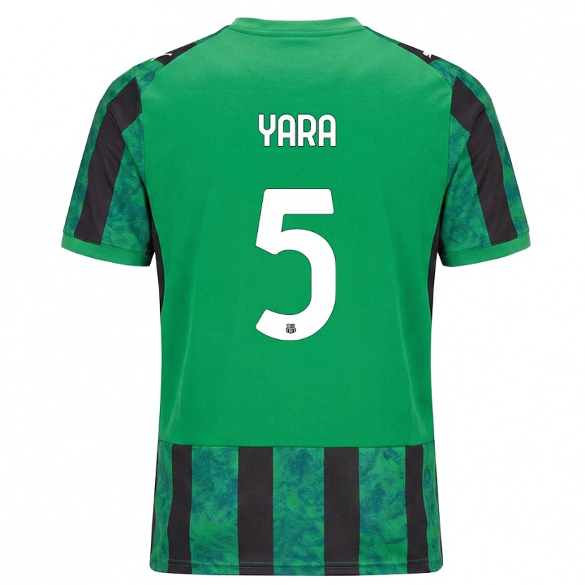 Danxen Mulher Camisola Moussa Yara #5 Verde Preto Branco Principal 2026/27 Camisa Brasil