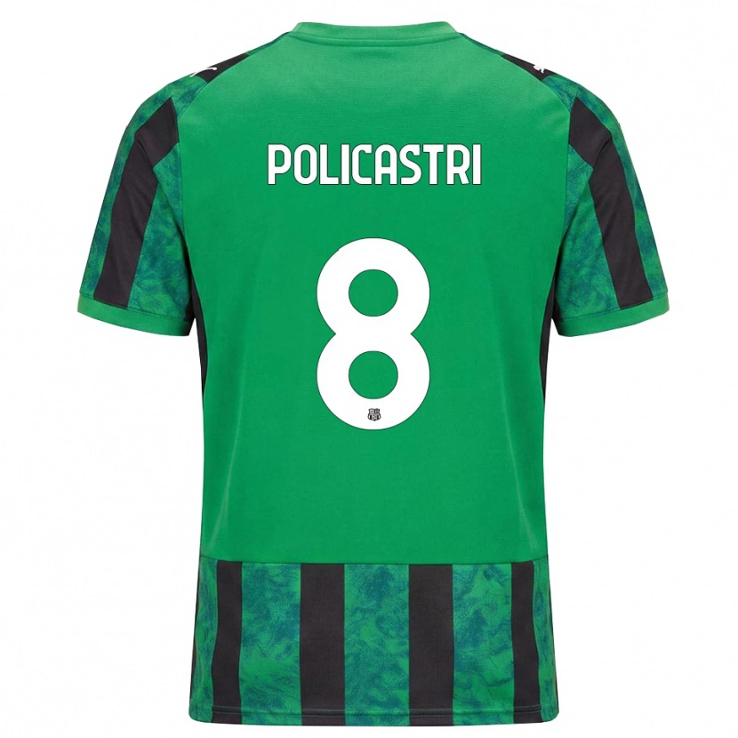 Danxen Mulher Camisola Giuseppe Policastri #8 Verde Preto Branco Principal 2026/27 Camisa Brasil