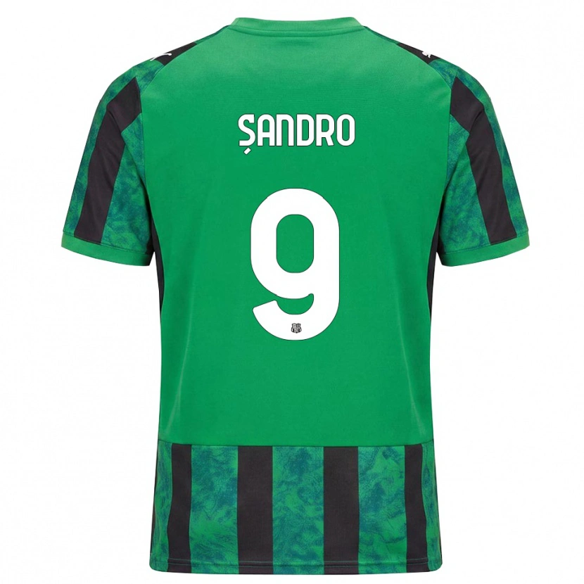 Danxen Mulher Camisola Denis Șandro #9 Verde Preto Branco Principal 2026/27 Camisa Brasil