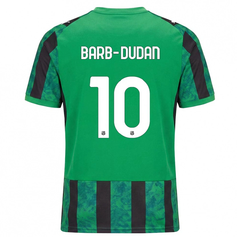 Danxen Mulher Camisola Marco Barb-Dudan #10 Verde Preto Branco Principal 2026/27 Camisa Brasil