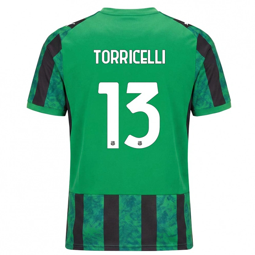Danxen Mulher Camisola Marco Torricelli #13 Verde Preto Branco Principal 2026/27 Camisa Brasil
