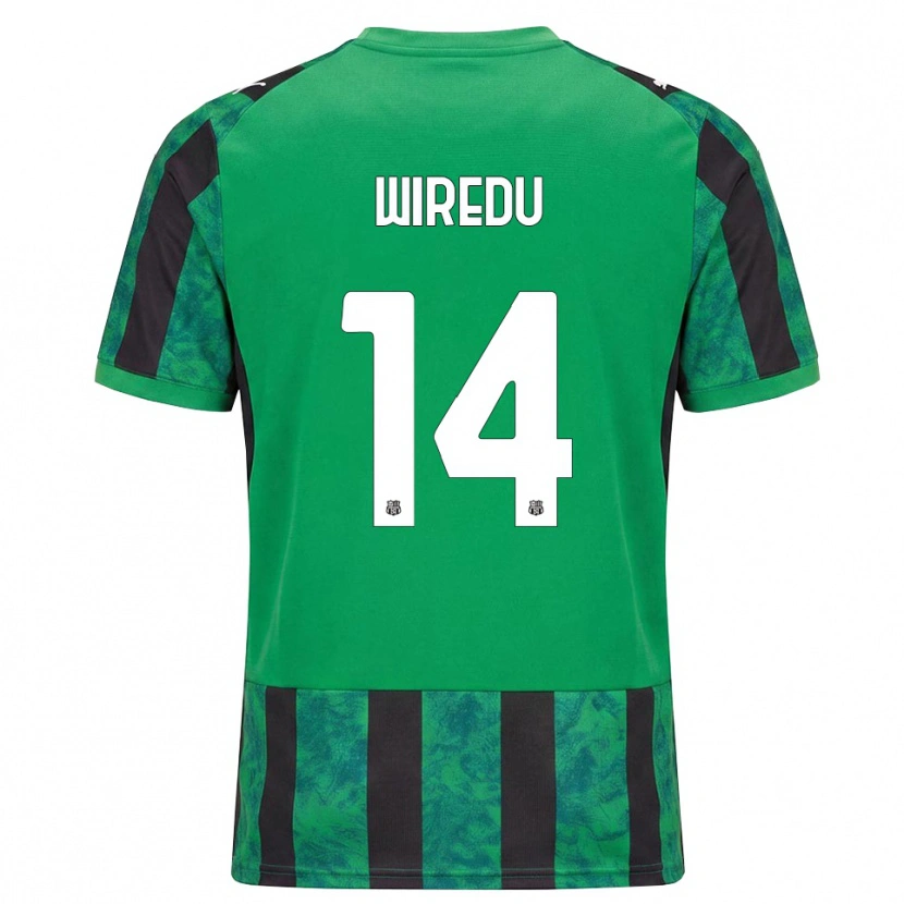 Danxen Mulher Camisola Francis Wiredu #14 Verde Preto Branco Principal 2026/27 Camisa Brasil