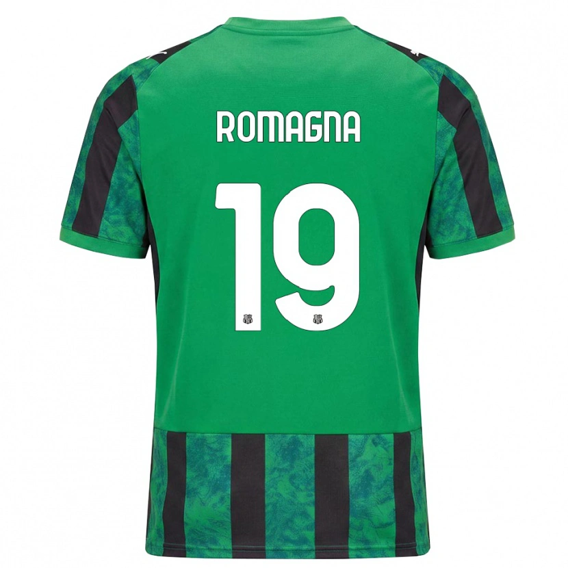 Danxen Mulher Camisola Filippo Romagna #19 Verde Preto Branco Principal 2026/27 Camisa Brasil