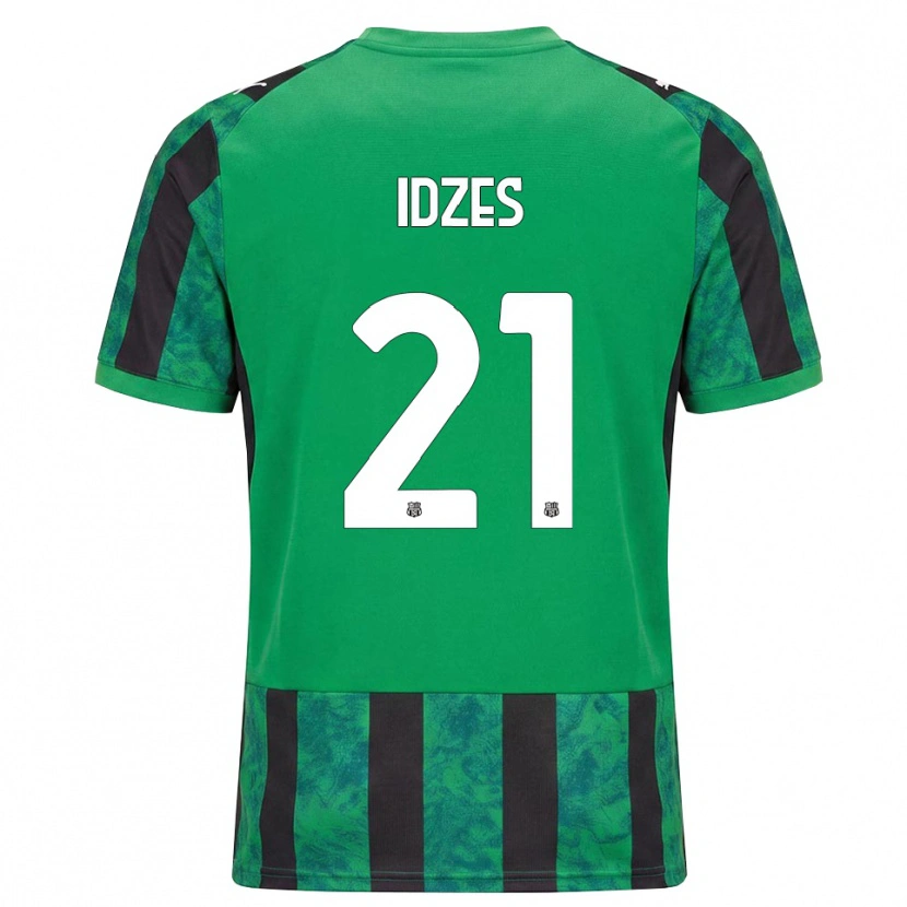Danxen Mulher Camisola Jay Idzes #21 Verde Preto Branco Principal 2026/27 Camisa Brasil