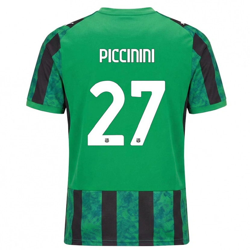 Danxen Mulher Camisola Stefano Piccinini #27 Verde Preto Branco Principal 2026/27 Camisa Brasil