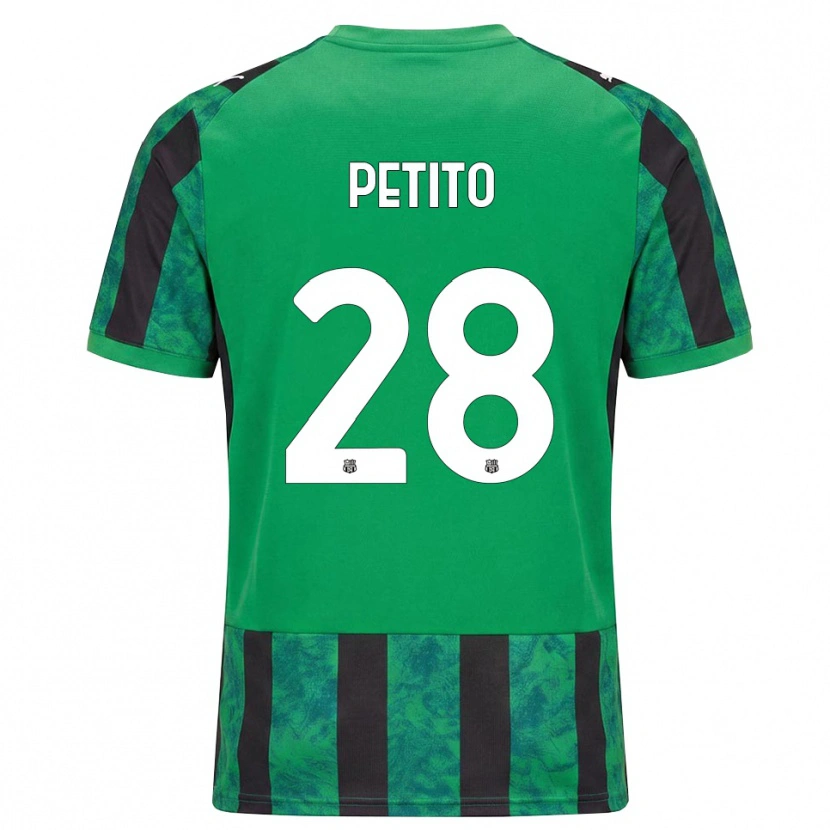 Danxen Mulher Camisola Christian Petito #28 Verde Preto Branco Principal 2026/27 Camisa Brasil