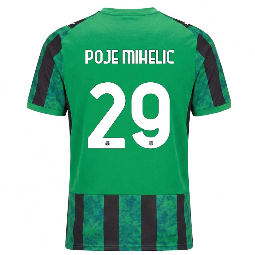 Danxen Mulher Camisola Naja Poje Mihelič #29 Verde Preto Branco Principal 2026/27 Camisa Brasil
