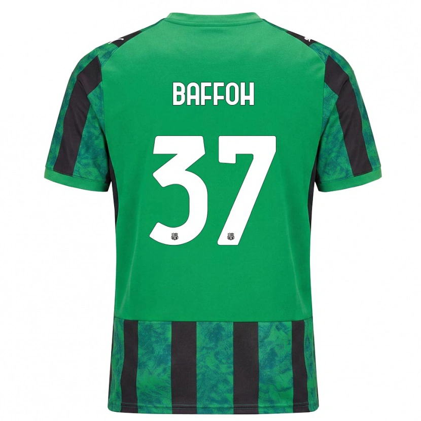 Danxen Mulher Camisola Jeffrey Baffoh #37 Verde Preto Branco Principal 2026/27 Camisa Brasil