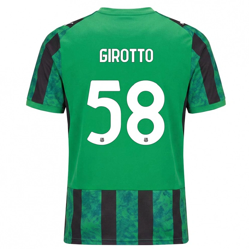 Danxen Mulher Camisola Emma Girotto #58 Verde Preto Branco Principal 2026/27 Camisa Brasil