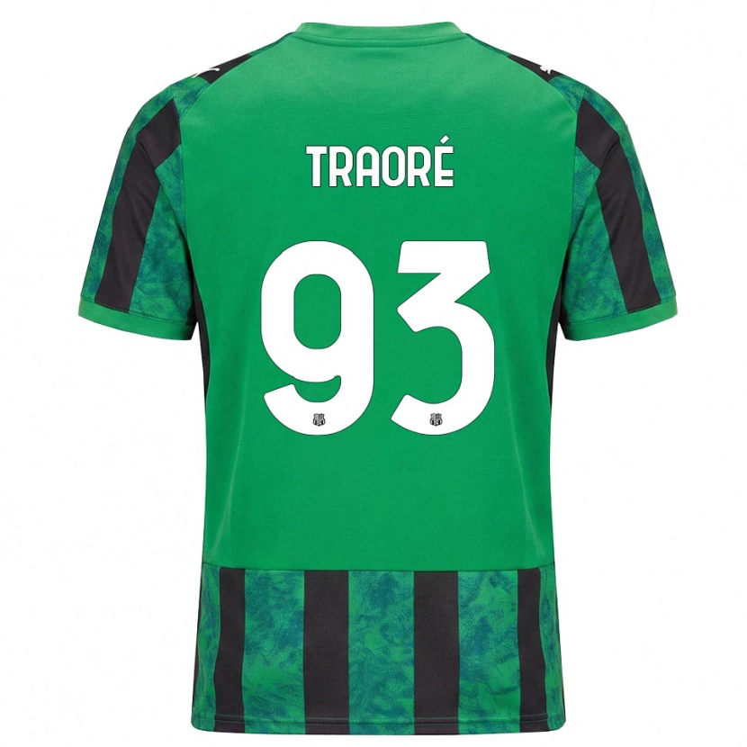 Danxen Mulher Camisola Kadidia Traoré #93 Verde Preto Branco Principal 2026/27 Camisa Brasil