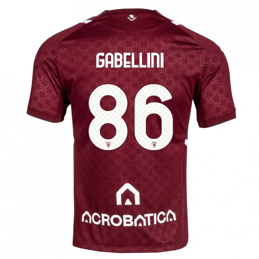 Danxen Mulher Camisola Tommaso Gabellini #86 Bordô Branco Principal 2026/27 Camisa Brasil