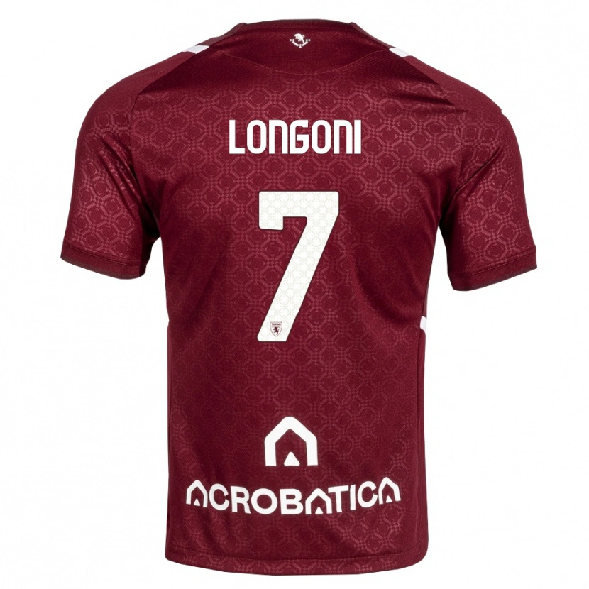 Danxen Mulher Camisola Marco Longoni #7 Bordô Branco Principal 2026/27 Camisa Brasil