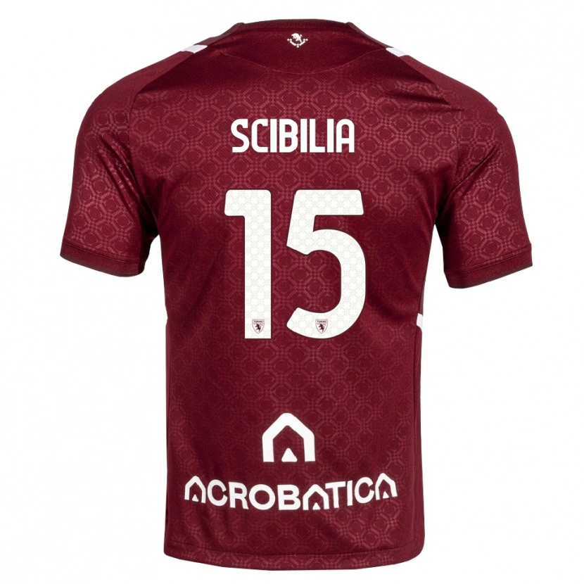 Danxen Mulher Camisola Dylan Scibilia #15 Bordô Branco Principal 2026/27 Camisa Brasil