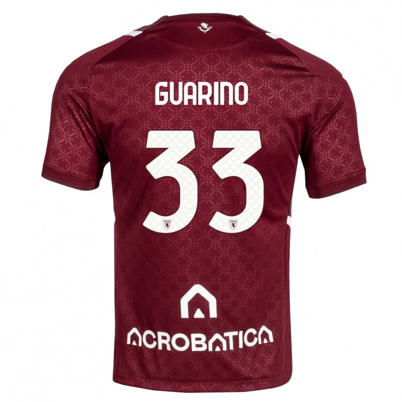 Danxen Mulher Camisola Rita Guarino #33 Bordô Branco Principal 2026/27 Camisa Brasil