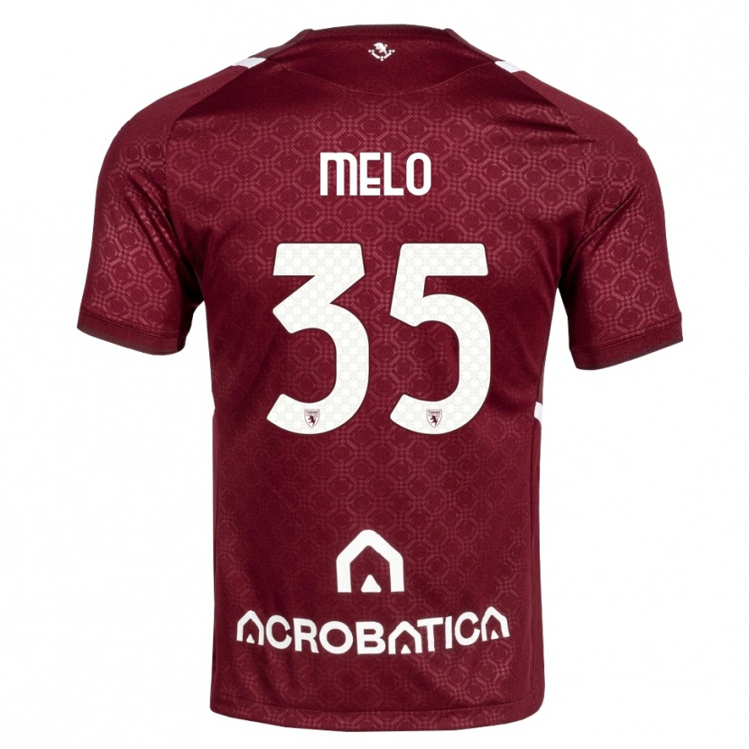 Danxen Mulher Camisola Rafael Melo #35 Bordô Branco Principal 2026/27 Camisa Brasil