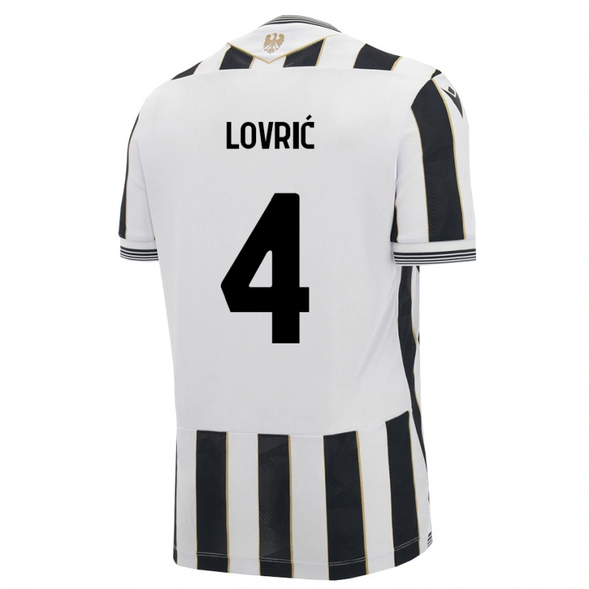 Danxen Mulher Camisola Sandi Lovrić #4 Preto Branco Rosa Principal 2026/27 Camisa Brasil