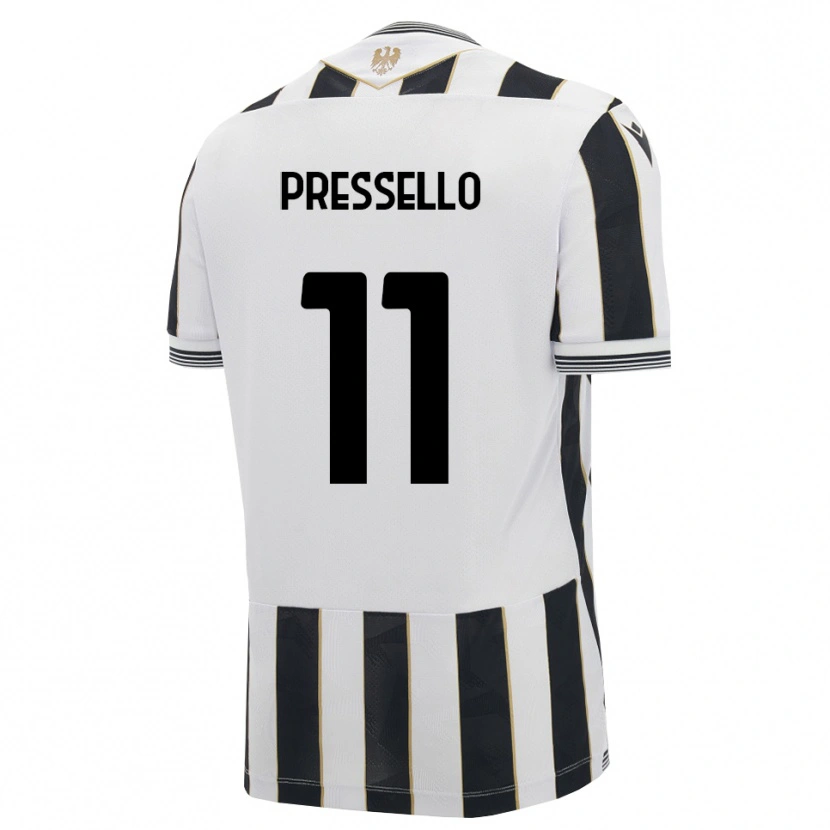 Danxen Mulher Camisola Matteo Pressello #11 Preto Branco Rosa Principal 2026/27 Camisa Brasil