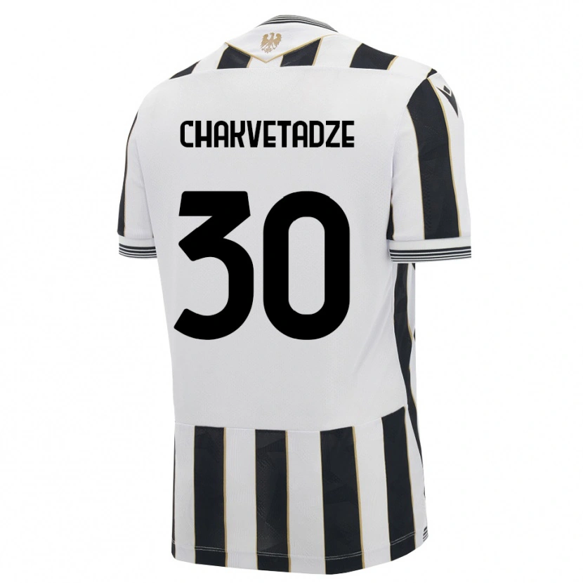 Danxen Mulher Camisola Giorgi Chakvetadze #30 Preto Branco Rosa Principal 2026/27 Camisa Brasil