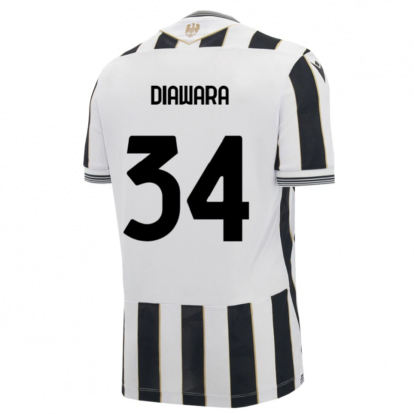 Danxen Mulher Camisola Sekou Diawara #34 Preto Branco Rosa Principal 2026/27 Camisa Brasil
