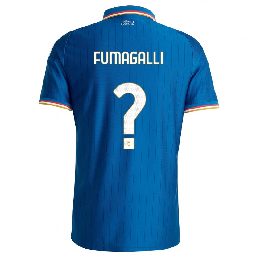 Danxen Mulher Camisola Tommaso Fumagalli #0 Azul Branco Vermelho Principal 2026/27 Camisa Brasil