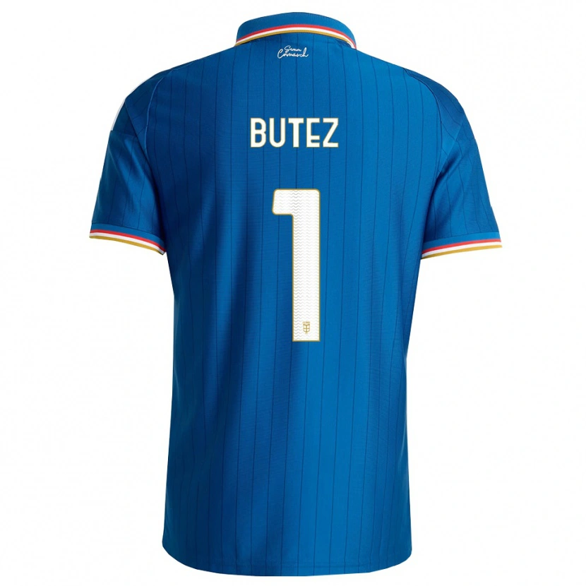 Danxen Mulher Camisola Jean Butez #1 Azul Branco Vermelho Principal 2026/27 Camisa Brasil