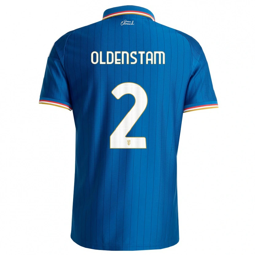 Danxen Mulher Camisola Lyfe Oldenstam #2 Azul Branco Vermelho Principal 2026/27 Camisa Brasil