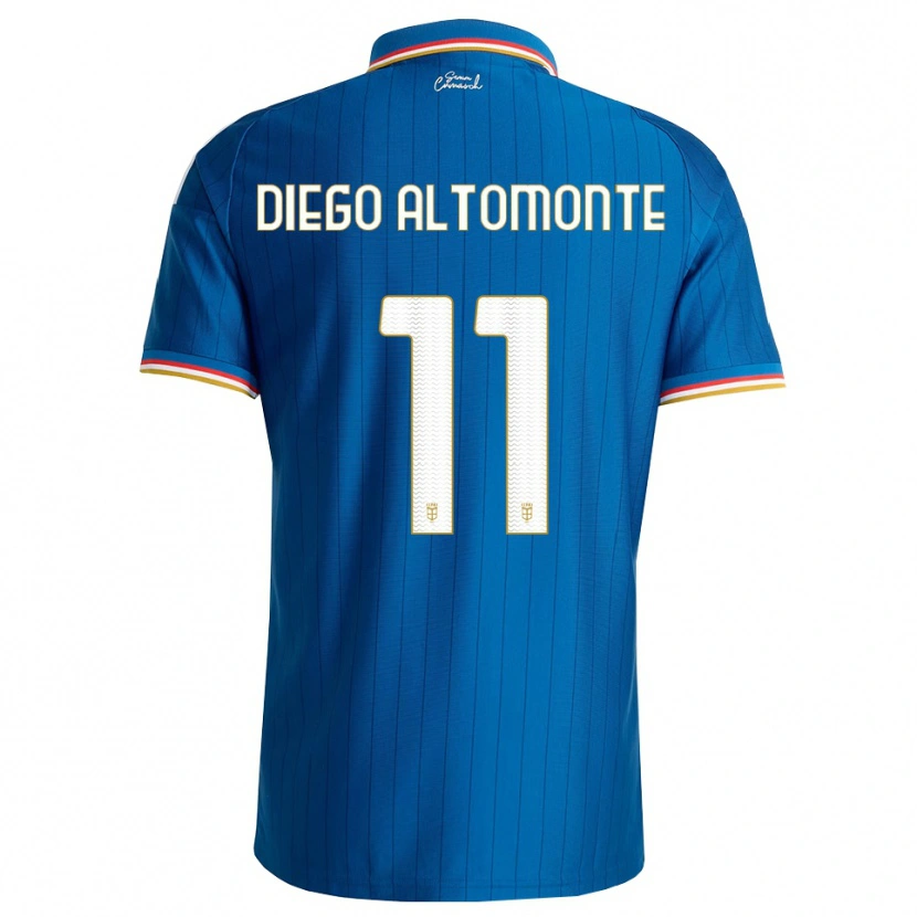 Danxen Mulher Camisola Thomas Diego Altomonte #11 Azul Branco Vermelho Principal 2026/27 Camisa Brasil
