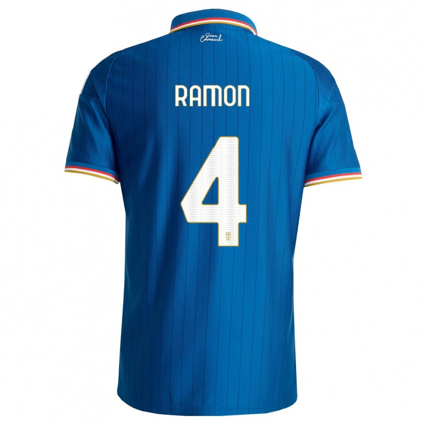 Danxen Mulher Camisola Jacobo Ramón #4 Azul Branco Vermelho Principal 2026/27 Camisa Brasil