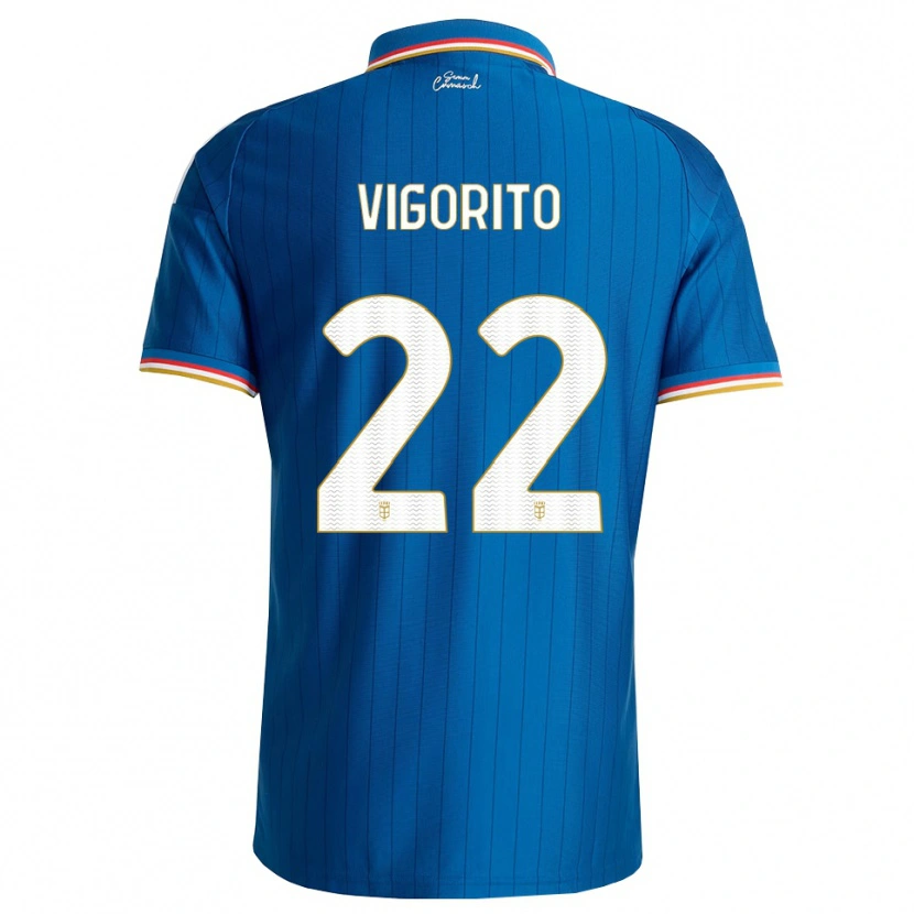 Danxen Mulher Camisola Mauro Vigorito #22 Azul Branco Vermelho Principal 2026/27 Camisa Brasil