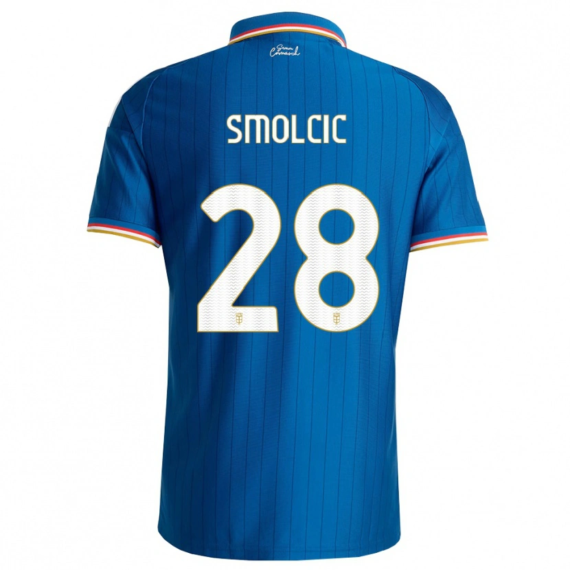 Danxen Mulher Camisola Ivan Smolcic #28 Azul Branco Vermelho Principal 2026/27 Camisa Brasil