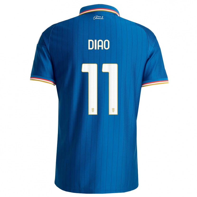 Danxen Mulher Camisola Assane Diao #11 Azul Branco Vermelho Principal 2026/27 Camisa Brasil
