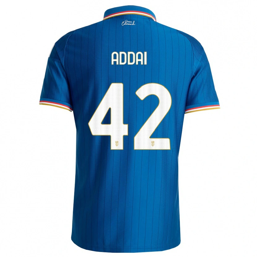 Danxen Mulher Camisola Jayden Addai #42 Azul Branco Vermelho Principal 2026/27 Camisa Brasil