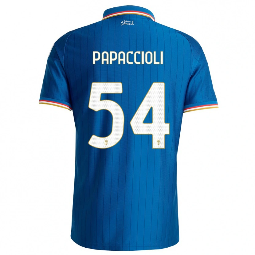 Danxen Mulher Camisola Matteo Papaccioli #54 Azul Branco Vermelho Principal 2026/27 Camisa Brasil