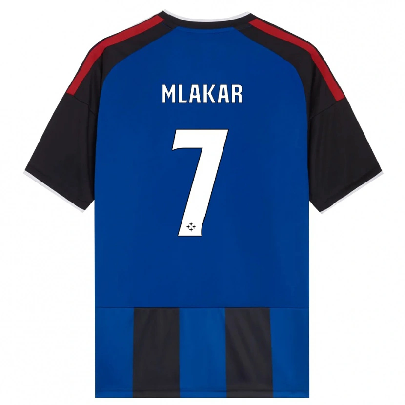 Danxen Mulher Camisola Jan Mlakar #7 Azul Preto Branco Vermelho Principal 2026/27 Camisa Brasil