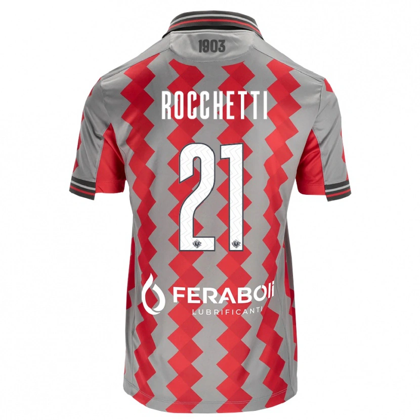 Danxen Mulher Camisola Yuri Rocchetti #21 Cinza Vermelho Branco Principal 2026/27 Camisa Brasil