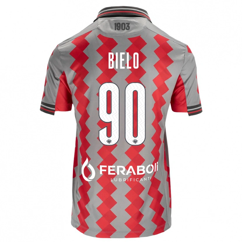 Danxen Mulher Camisola Manu Bielo #90 Cinza Vermelho Branco Principal 2026/27 Camisa Brasil