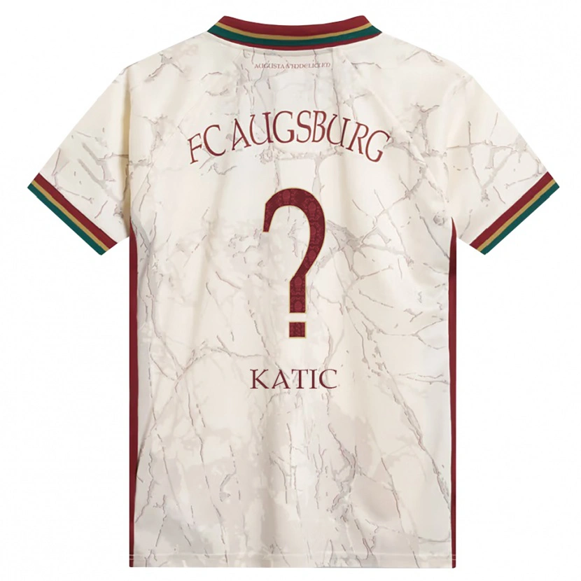 Danxen Mulher Camisola Daniel Katic #0 Verde Arroz Branco Bordô Principal 2026/27 Camisa Brasil