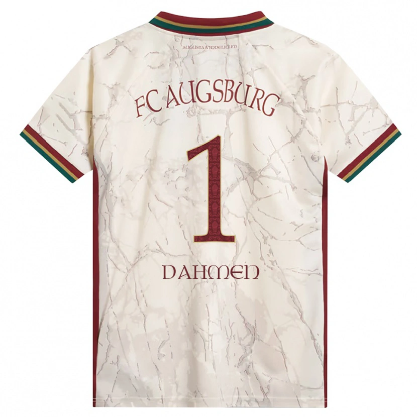 Danxen Mulher Camisola Finn Dahmen #1 Verde Arroz Branco Bordô Principal 2026/27 Camisa Brasil