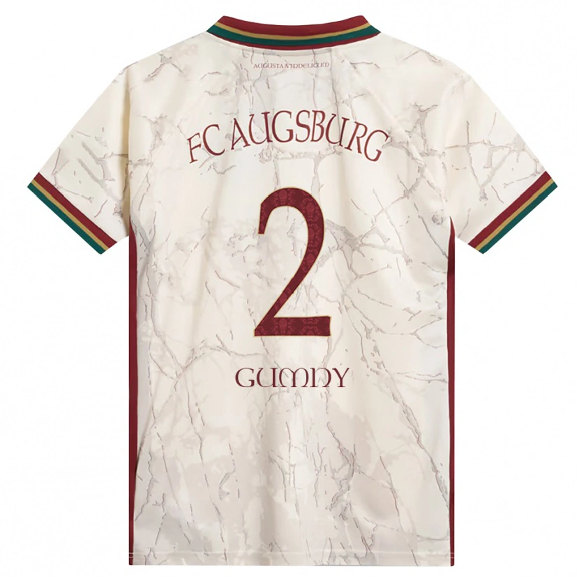 Danxen Mulher Camisola Robert Gumny #2 Verde Arroz Branco Bordô Principal 2026/27 Camisa Brasil