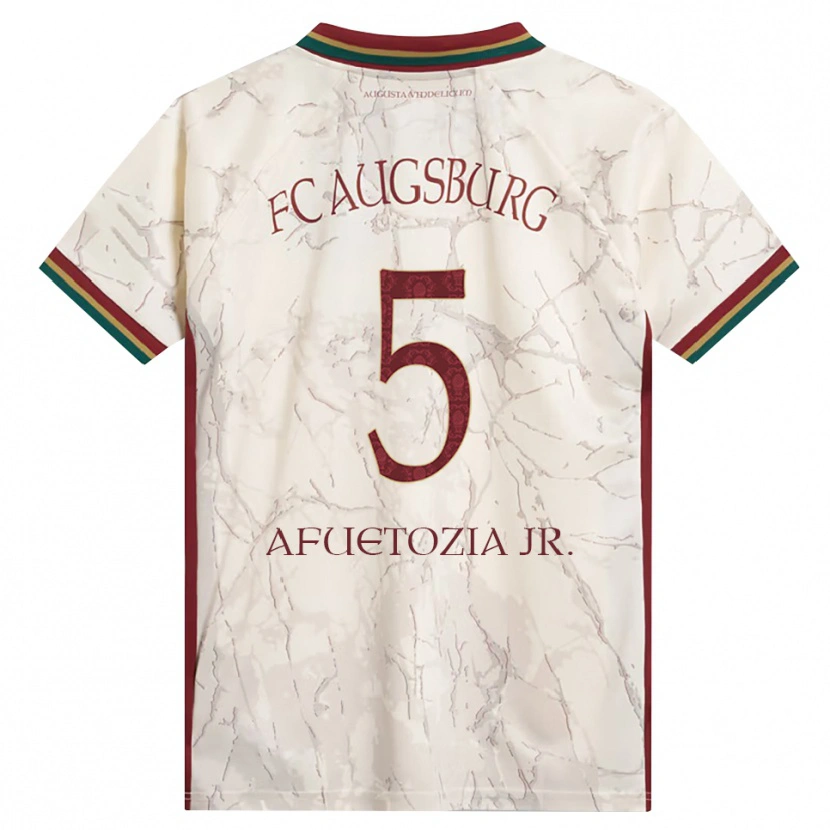 Danxen Mulher Camisola Junior Atemkeng #5 Verde Arroz Branco Bordô Principal 2026/27 Camisa Brasil