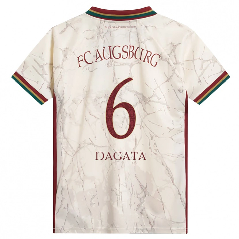 Danxen Mulher Camisola Ryoji Nagata #6 Verde Arroz Branco Bordô Principal 2026/27 Camisa Brasil