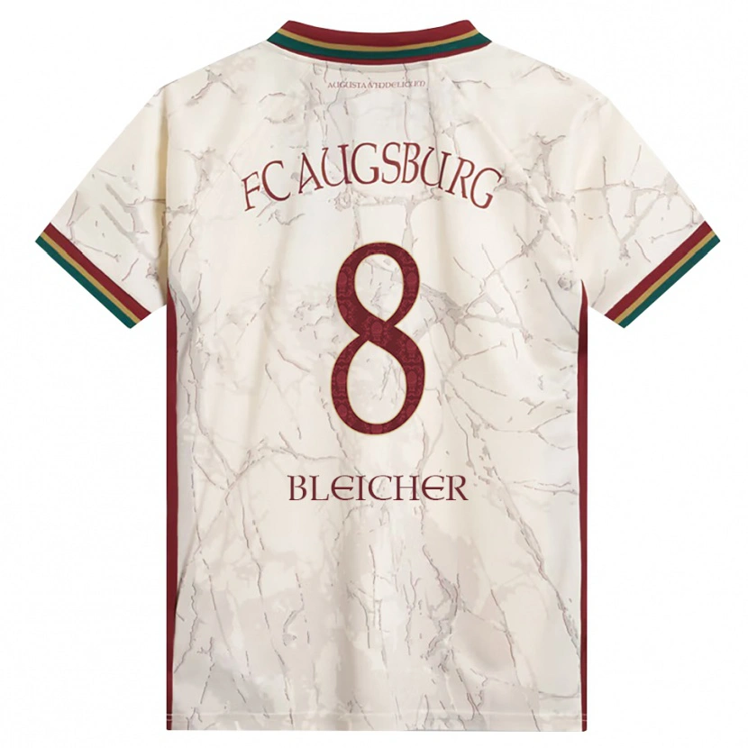 Danxen Mulher Camisola Franz Xaver Bleicher #8 Verde Arroz Branco Bordô Principal 2026/27 Camisa Brasil