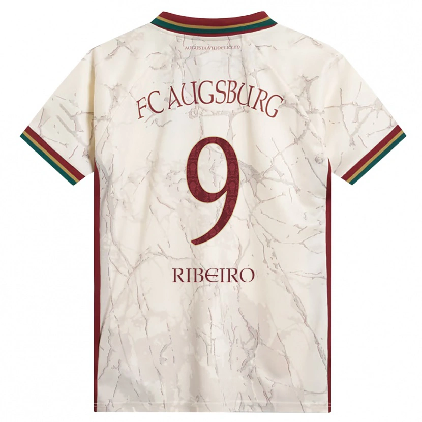 Danxen Mulher Camisola Rodrigo Ribeiro #9 Verde Arroz Branco Bordô Principal 2026/27 Camisa Brasil