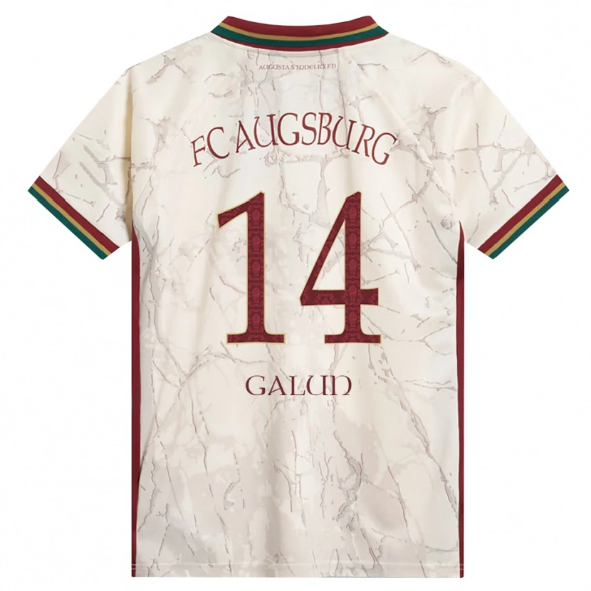 Danxen Mulher Camisola Damian Galun #14 Verde Arroz Branco Bordô Principal 2026/27 Camisa Brasil