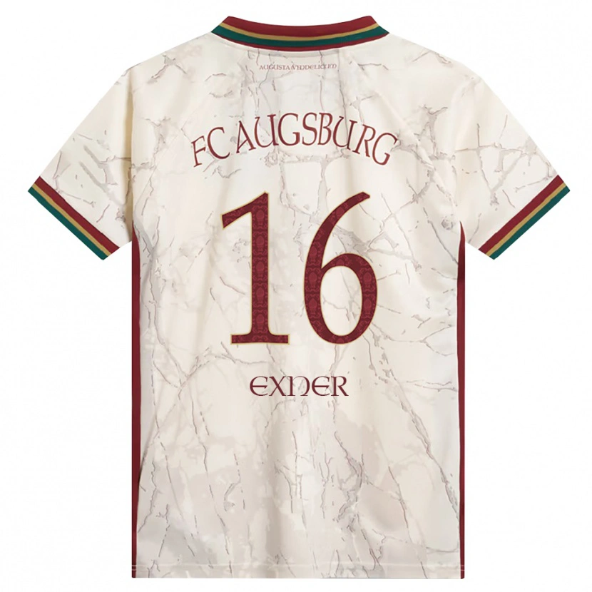 Danxen Mulher Camisola Ben Exner #16 Verde Arroz Branco Bordô Principal 2026/27 Camisa Brasil