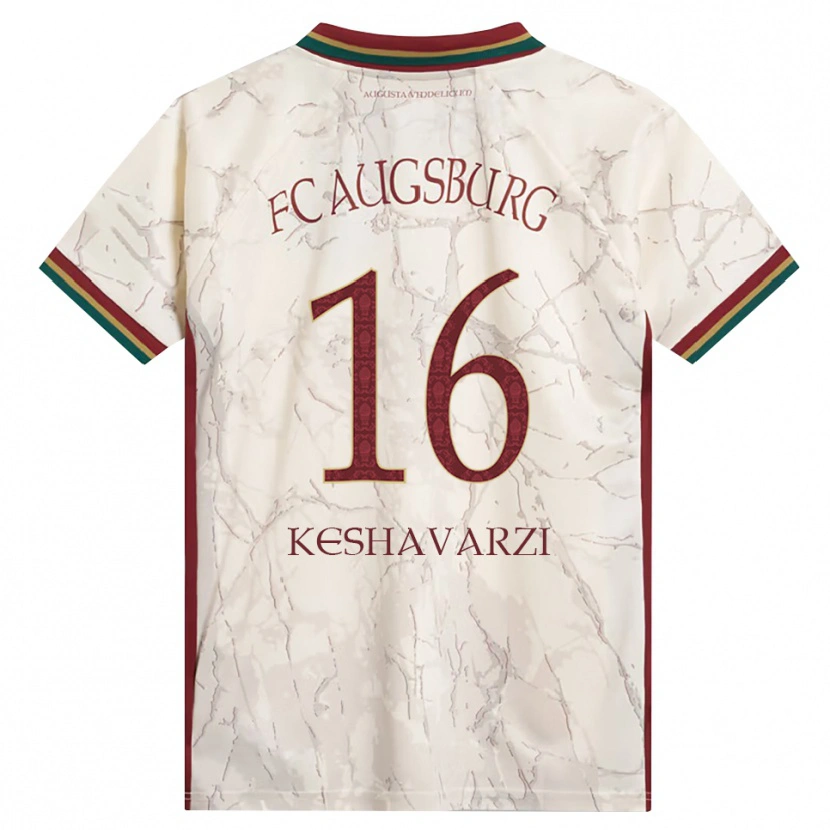 Danxen Mulher Camisola Nicolas Keshavarzi #16 Verde Arroz Branco Bordô Principal 2026/27 Camisa Brasil